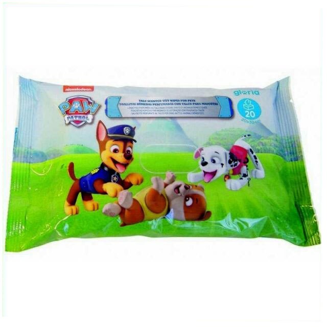 Servetele umede pentru animale Paw Patrol, Parfum de mosc alb