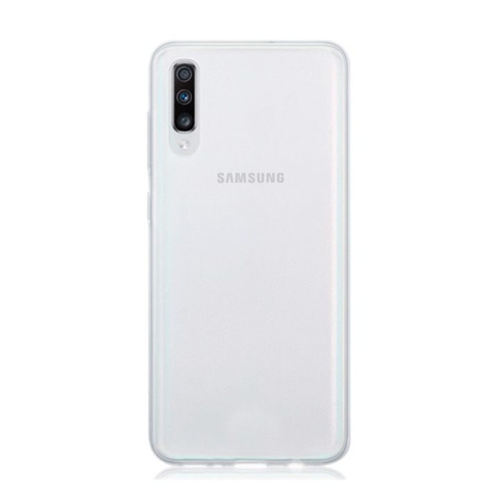 Hátlapvédő telefontok gumi / szilikon (ultravékony) Átlátszó [Samsung Galaxy A70 (SM-A705F)]