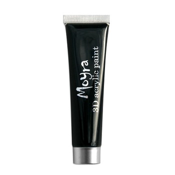 Vopsea acrilica, Moyra, No 023, Negru, 17 ml Vopsea acrilica, Moyra, No 023, Negru, 17 ml