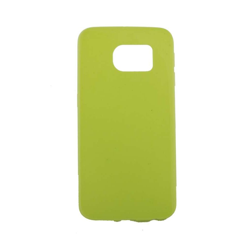 Husa Samsung Galaxy S6 Edge G925, silicon, Ultra Slim, Candy, 0.3MM, lime