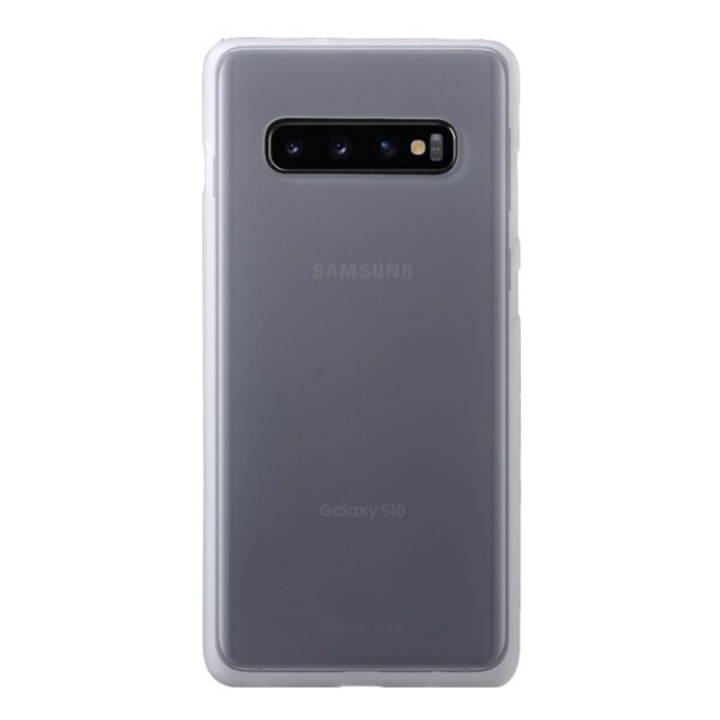 Gigapack szilikon mobiltelefon tok, matt, átlátszó, kompatibilis: Samsung Galaxy S10, SM-G973