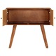 Servanta lemn masiv de sheesham cu imprimeu vidaXL, auriu, 90x30x77 cm, 16.4 kg 246346