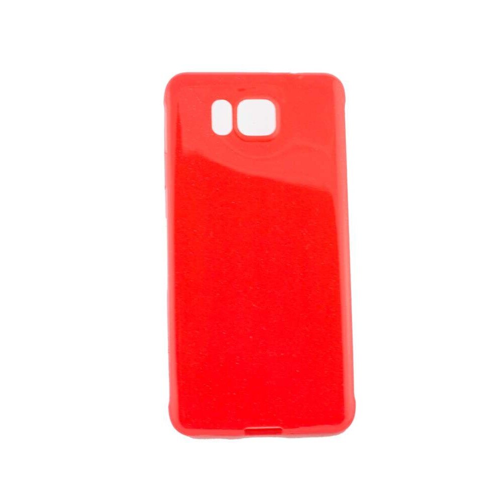 Husa Samsung Galaxy Alpha, silicon, Ultra Slim, Candy, 0.3MM, rosu