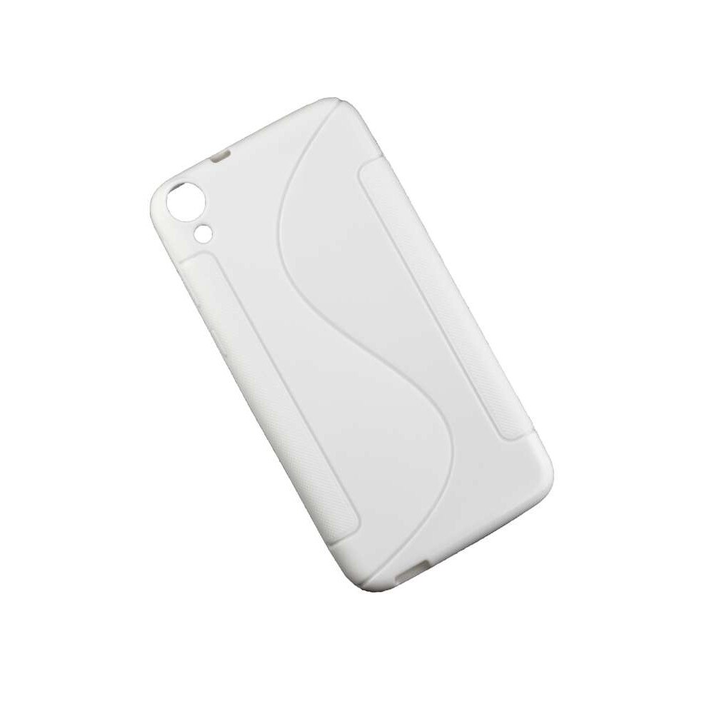 Husa HTC 820, Line, silicon alb eMAG.ro