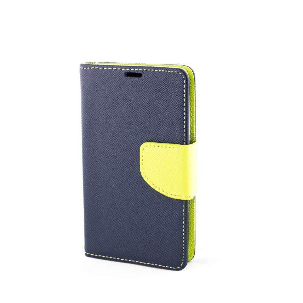 Husa Microsoft Lumia 430, piele eco, Fancy, albastru