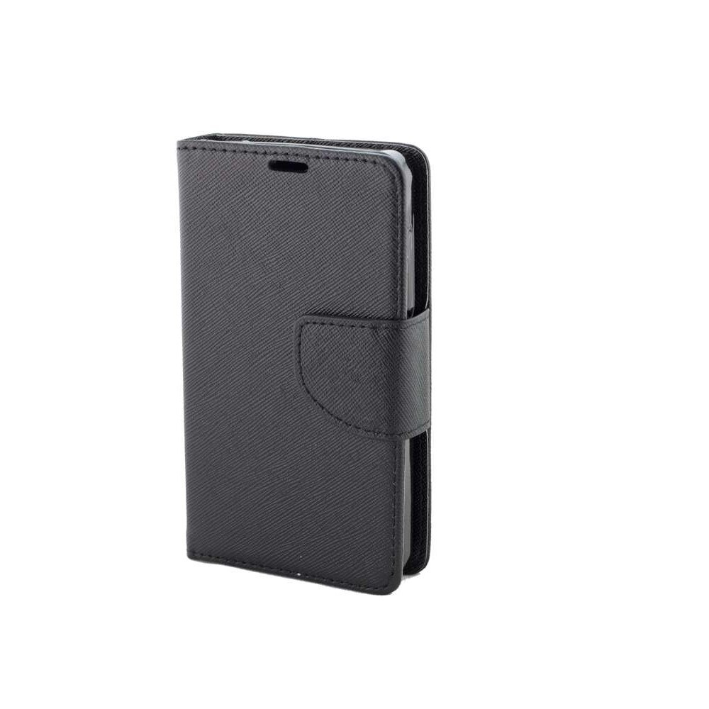 Husa Microsoft Lumia 430, piele eco, Fancy, neagra