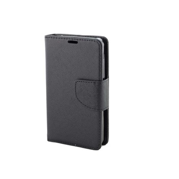 Husa Microsoft Lumia 430, piele eco, Fancy, neagra Husa Microsoft Lumia 430, piele eco, Fancy, neagra