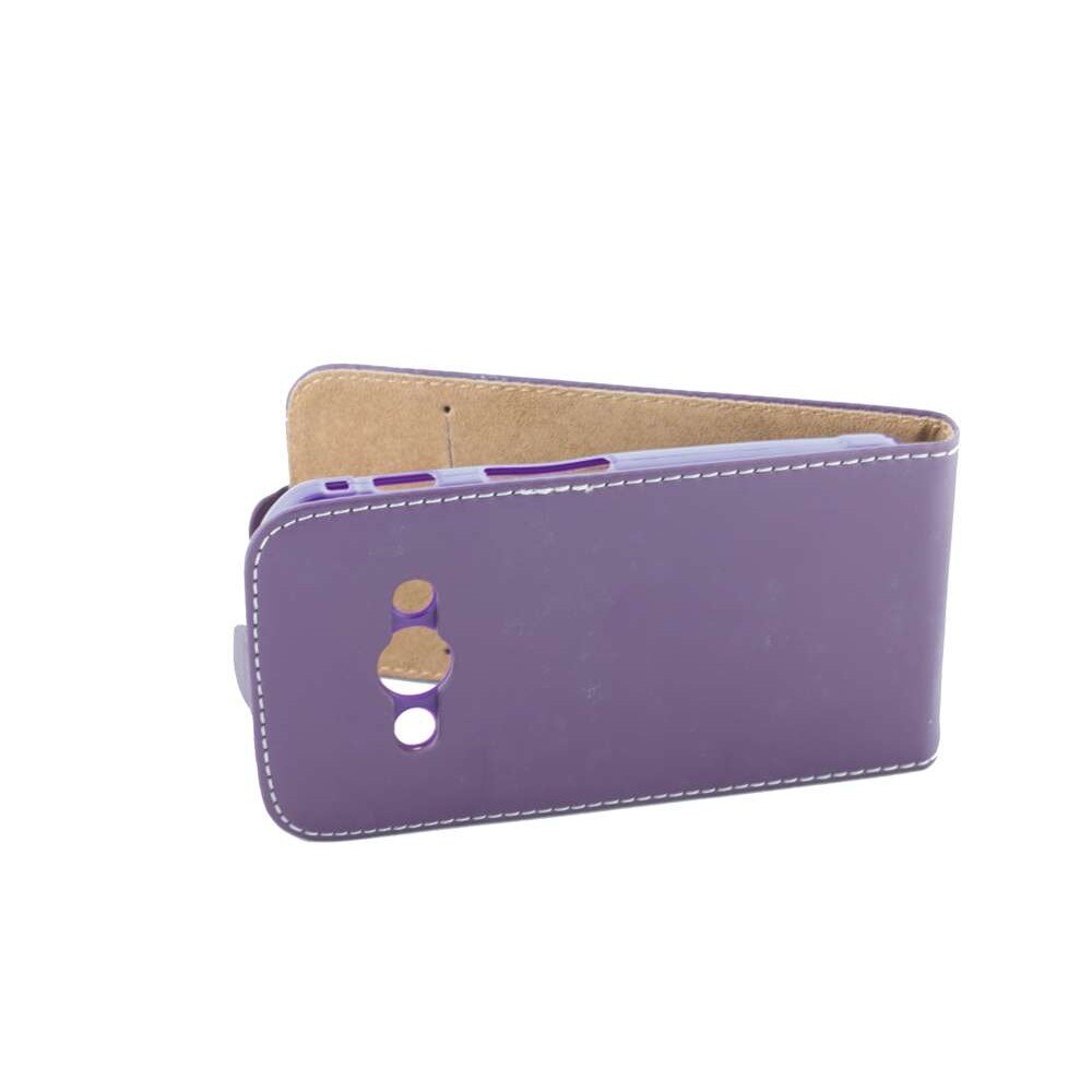 Husa Samsung Galaxy Xcover 3 G388, piele Eco, Flexy Slim, mov