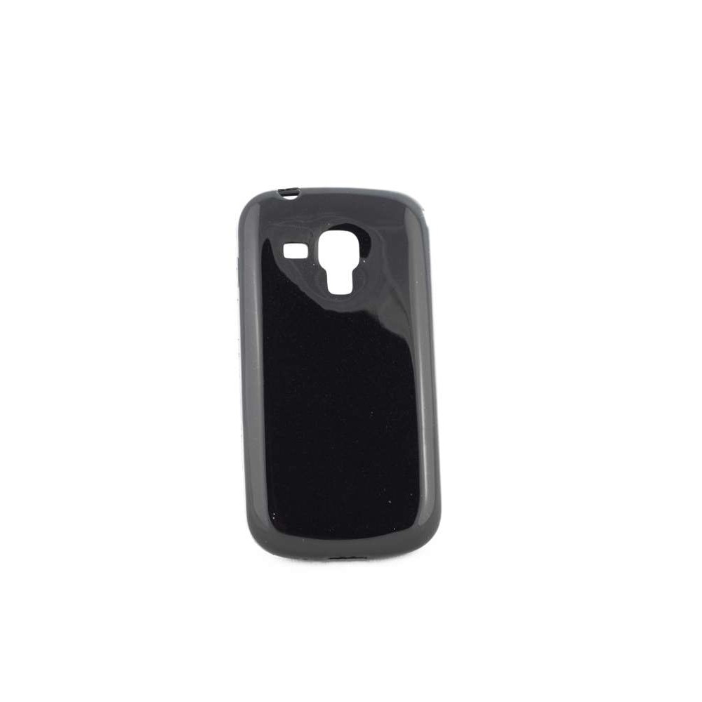 Husa Samsung Galaxy Trend S7560 / S7562, silicon, Ultra Slim, Candy, 0.3MM, neagra