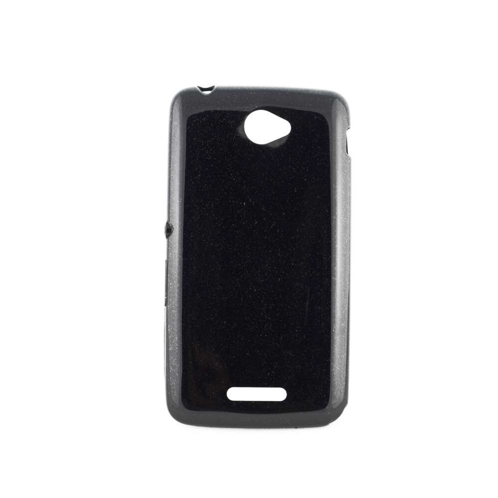 Husa Sony Erricson Xperia E4, Silicon, Ultra Slim, Candy, 0.3MM, negru