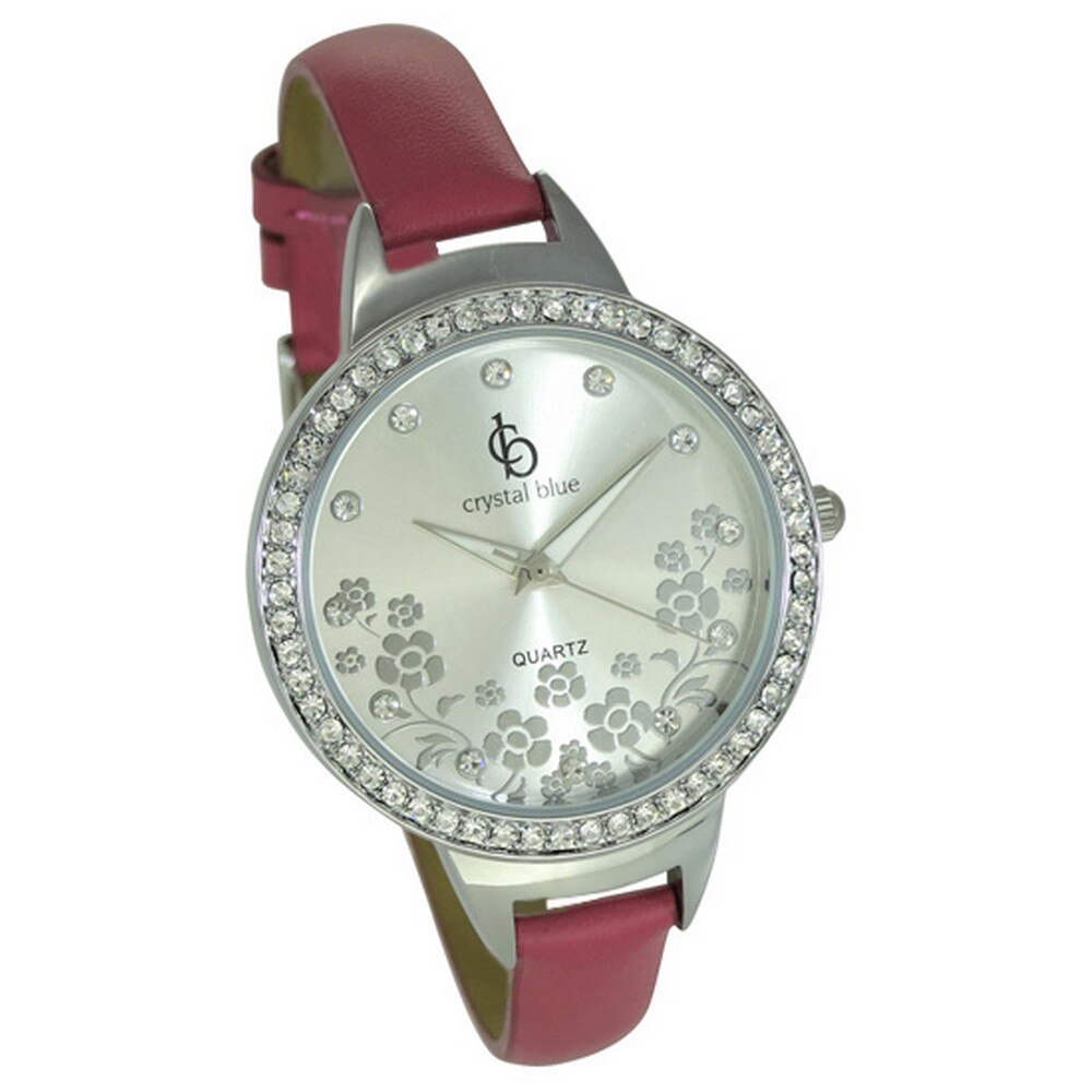 Ceas dama Crystal Blue -Pink Edition