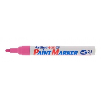 Marker cu vopsea varf rotund 2.3mm, corp metalic, ARTLINE 400XF - roz Marker cu vopsea varf rotund 2.3mm, corp metalic, ARTLINE 400XF - roz