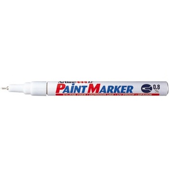 Marker cu vopsea varf rotund 0.8mm, corp metalic, ARTLINE 444XF - alb Marker cu vopsea varf rotund 0.8mm, corp metalic, ARTLINE 444XF - alb
