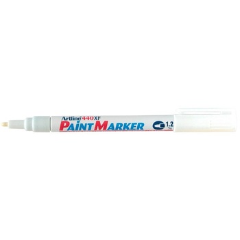 Marker cu vopsea varf rotund 1.2mm, corp metalic, ARTLINE 440XF - alb Marker cu vopsea varf rotund 1.2mm, corp metalic, ARTLINE 440XF - alb