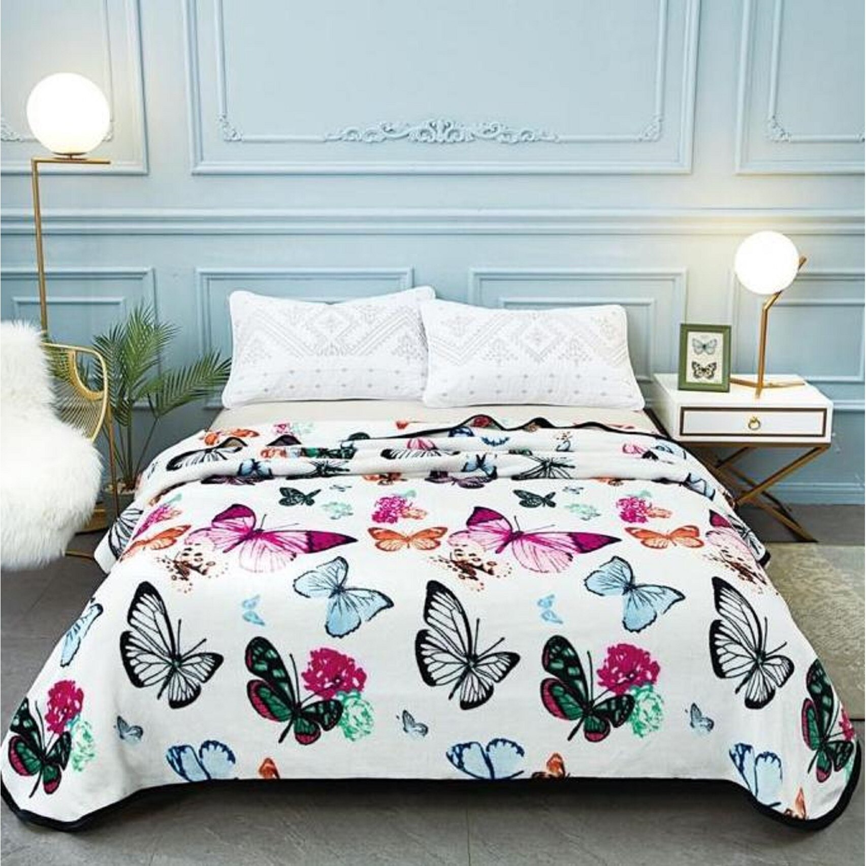 Patura Cocolino moale, cu model, punga cadou 200X230cm Fo320