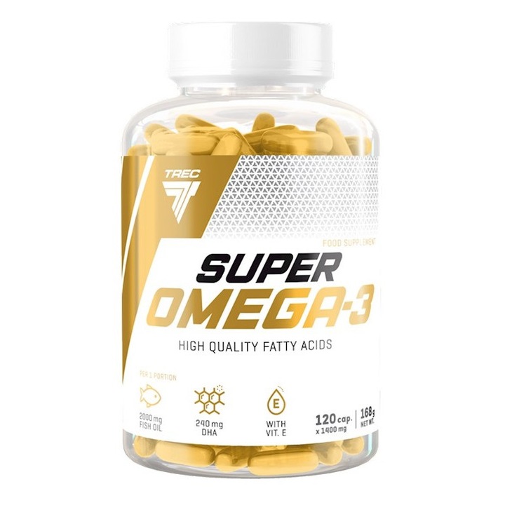 Ulei Trec Nutrition, Omega 3, 120 capsule
