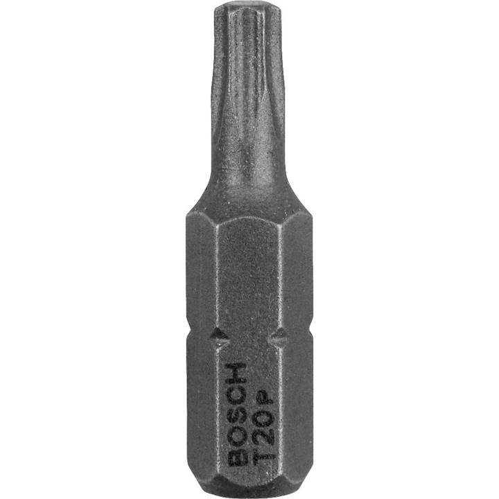 Bit, extra kemény csavarhúzófej, Bosch, 2607001611, T20 x 1/4" x 25mm, 3 db/készlet