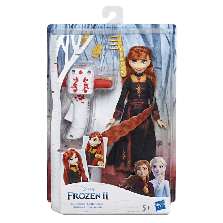 Кукла Disney Frozen II Sister Styles - Магически плитки, Anna