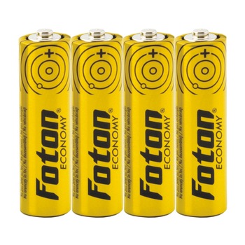 Set 4 baterii Foton Economy AA (R6) ZnCl Set 4 baterii Foton Economy AA (R6) ZnCl