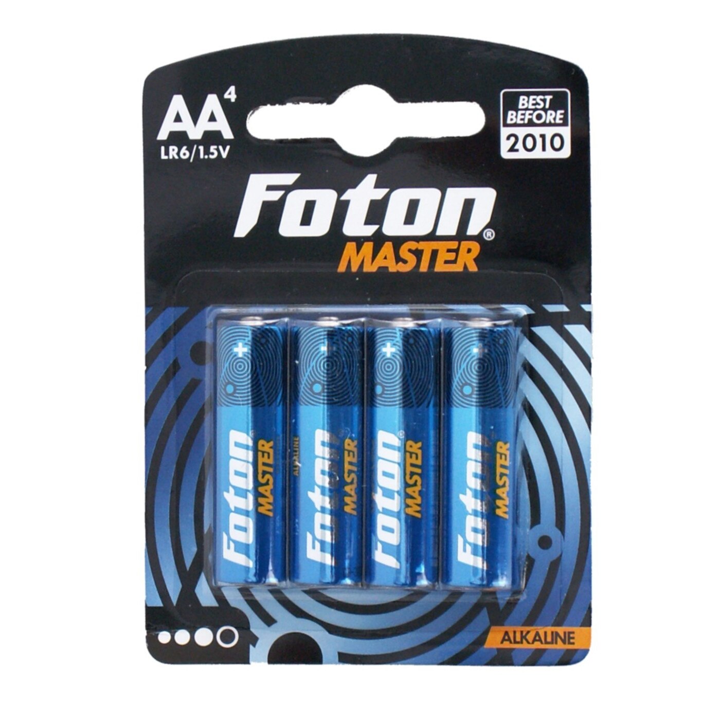 Set 4 baterii alcaline Foton Master AA (R6), blister