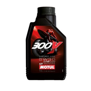 Ulei pentru motociclete, MOTUL - 300V 5W30 - 1L Ulei pentru motociclete, MOTUL - 300V 5W30 - 1L