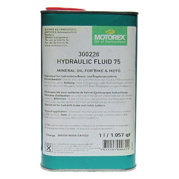 Ulei hidraulic, MOTOREX - HYDRAULIC FLUID 75 - 1L Ulei hidraulic, MOTOREX - HYDRAULIC FLUID 75 - 1L