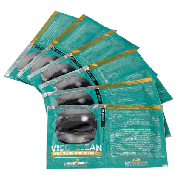 Servetele curatare viziera casca, MOTOREX - VISO CLEAN (contine 6 pachetele)