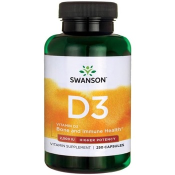 Capsule Swanson Balance D-3 2000IU, 250 de capsule Capsule Swanson Balance D-3 2000IU, 250 de capsule