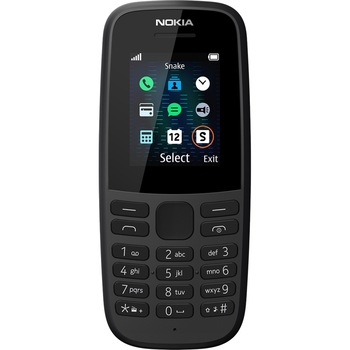 Telefon mobil Nokia 105 (2019), Dual SIM, Black Telefon mobil Nokia 105 (2019), Dual SIM, Black
