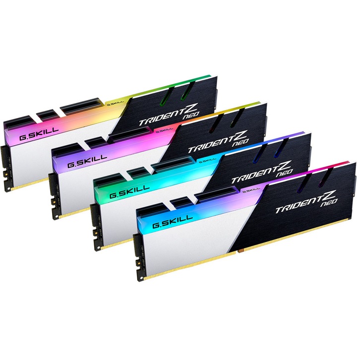 GSKill Trident Z Neo Memória, 32GB DDR4, 3600MHz, CL16, Quad Channel Kit