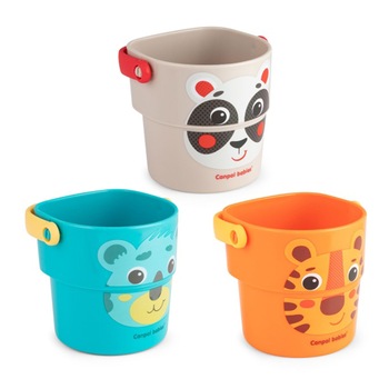 Set 3 galetuse pentru baie „Hello Little“, Canpol babies®, fara BPA, multicolor Multicolor Set 3 galetuse pentru baie „Hello Little“, Canpol babies®, fara BPA, multicolor Multicolor