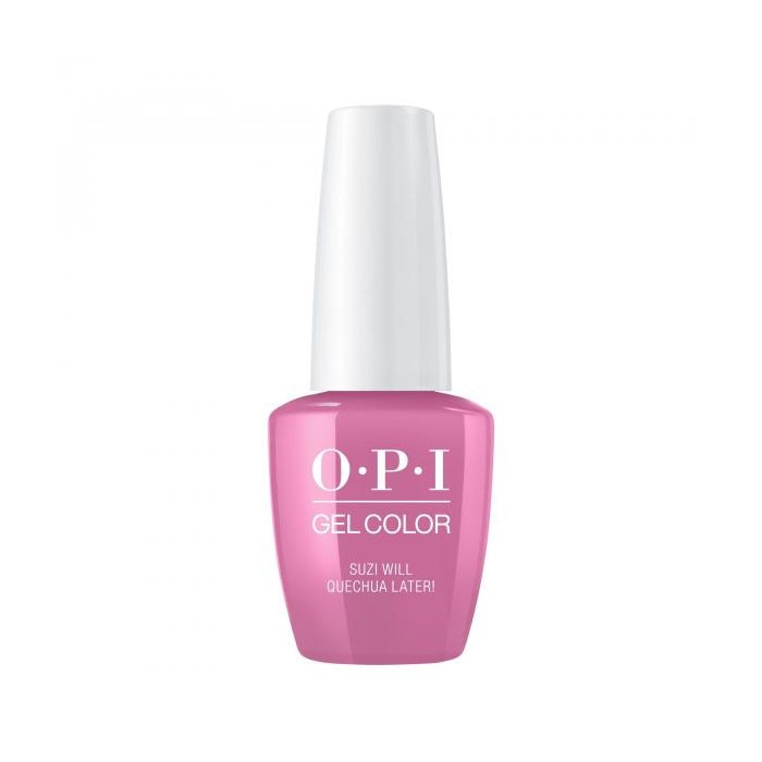 Lac de unghii semipermanent OPI Gel Color Suzi Will Quechua Later!, 15ml