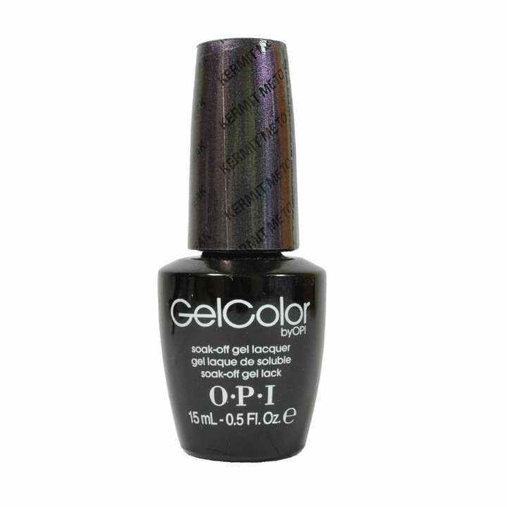 Lac de unghii semipermanent OPI Gel Color Kermit Me To Speak, 15ml