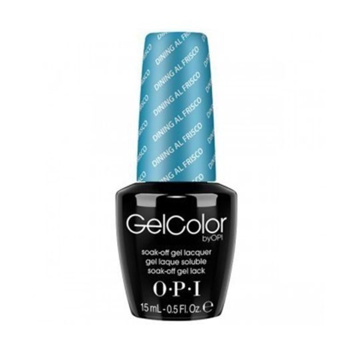 Lac de unghii semipermanent OPI Gel Color Dining Al Frisco, 15ml