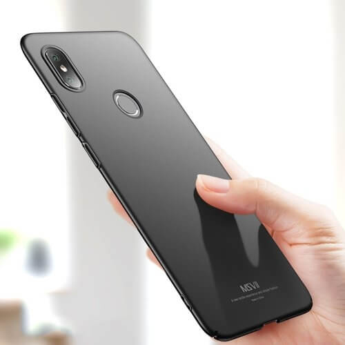 Husa Xiaomi Mi A2, Xiaomi Mi 6X, MSVII Simple, Ultra - Subtire, Negru