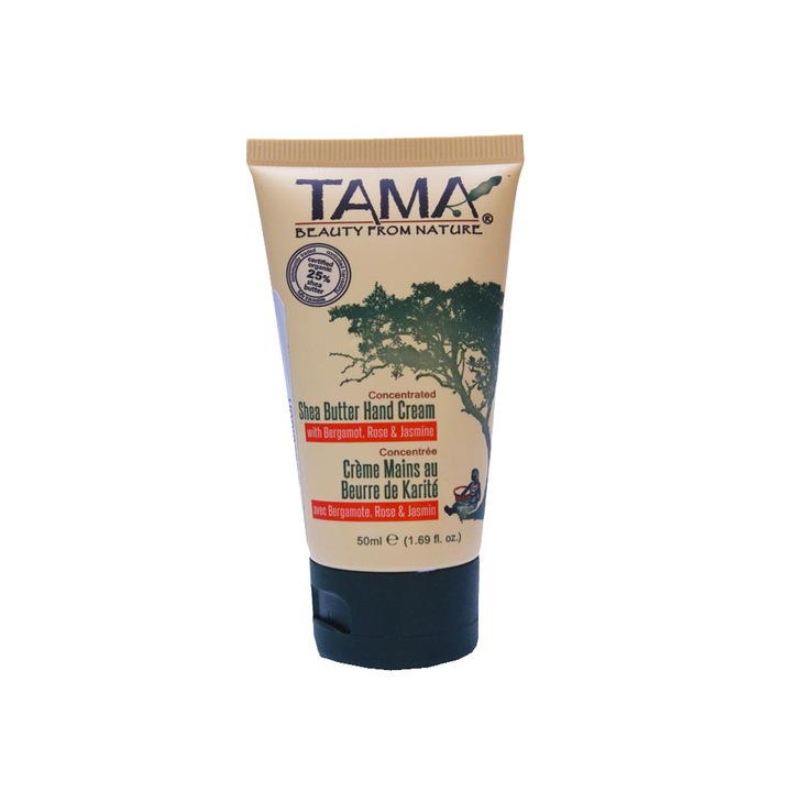 Крем за ръце TAMA, Бергамот, Роза и Жасмин , 50ml