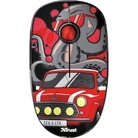 Mouse wireless Trust Sketch Silent, Rosu