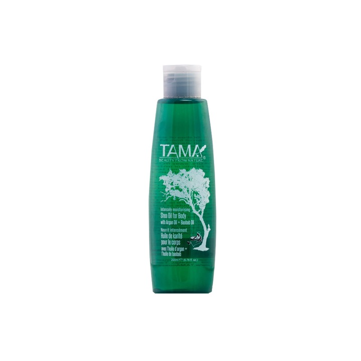 Олио за тяло TAMA от ший с арган и баобаб, 200ml