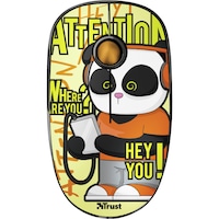 Mouse wireless Trust Sketch Silent, Galben