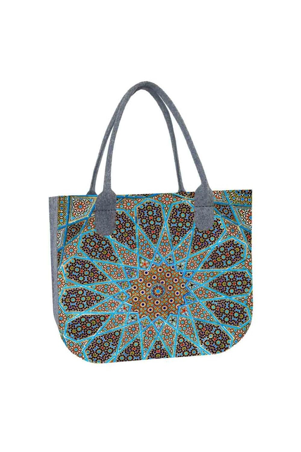 Bertoni, Geanta din pasla Lady, Model Aisha, Multicolor