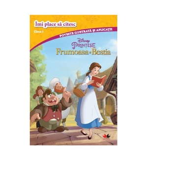 Disney Printese. Frumoasa si bestia. Imi place sa citesc. Clasa I - Editura Litera Disney Printese. Frumoasa si bestia. Imi place sa citesc. Clasa I - Editura Litera