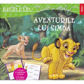 Regele leu: Aventurile lui Simba. Clasa I. Citesc si inteleg - Editura Litera Regele leu: Aventurile lui Simba. Clasa I. Citesc si inteleg - Editura Litera