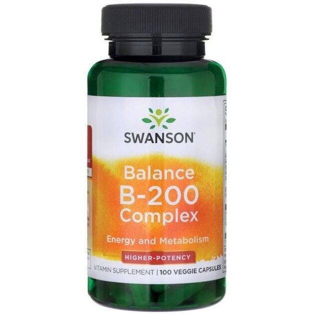 Capsule Swanson Balance B-200, 100 de capsule