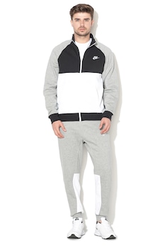 Nike, Trening cu maneci raglan, Gri deschis/ Negru Nike, Trening cu maneci raglan, Gri deschis/ Negru