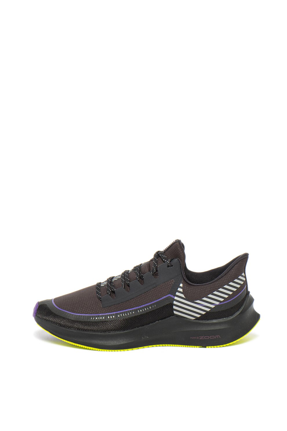 Nike Pantofi impermeabili si reflectorizanti pentru alergare Zoom Winflo 6 Shield Negru Violet aubergine 9.5