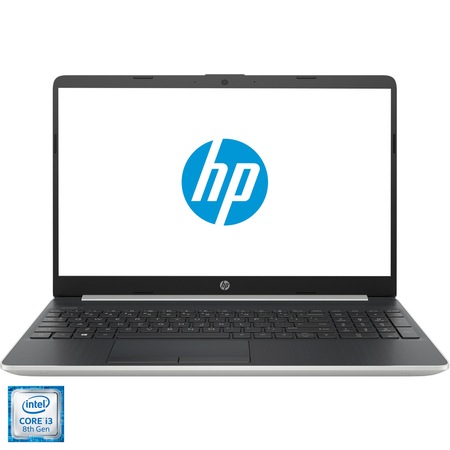 Laptop HP 15-dw0000nq cu procesor Intel® Core™ i3-8145U pana la 3.90 GHz Whiskey Lake, 15.6", HD, 8GB, 256GB SSD, Intel® UHD Graphics, Free DOS, Natural Silver