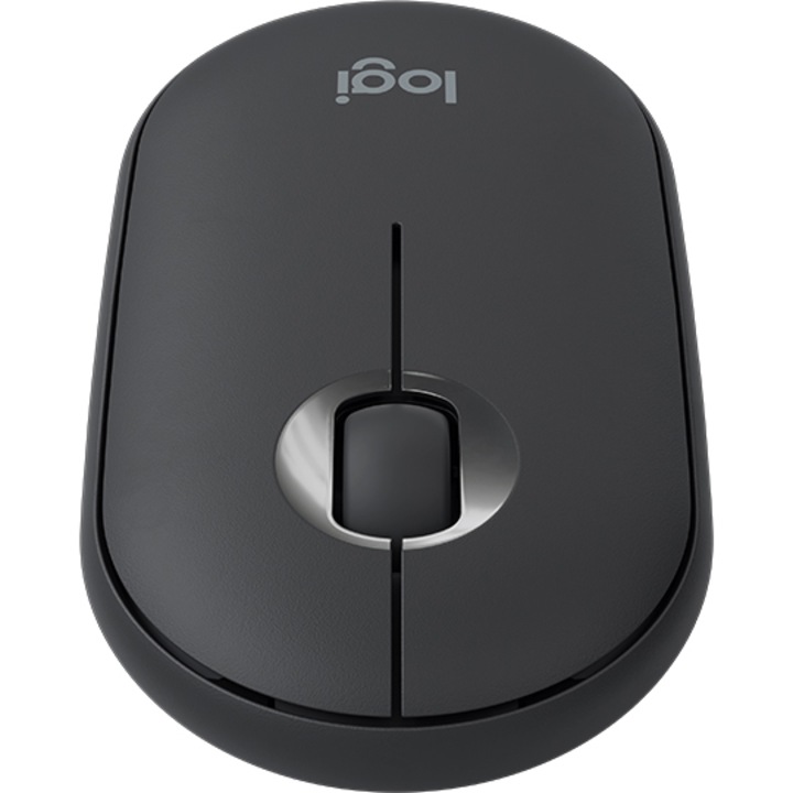 Безжична мишка Logitech Pebble M350, Графит