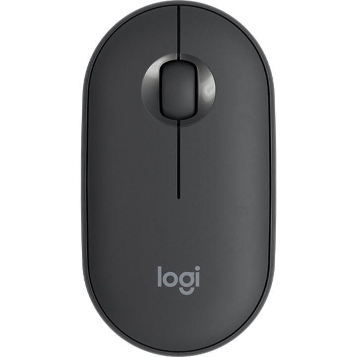 Безжична мишка Logitech Pebble M350, Графит