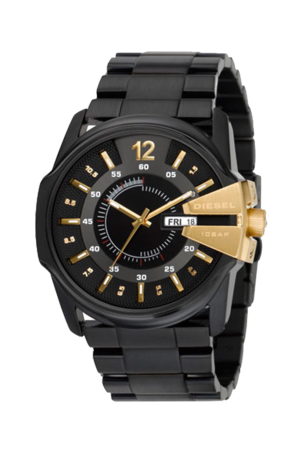 Diesel, Ceasa quartz cu bratara de otel inoxidabil, Negru