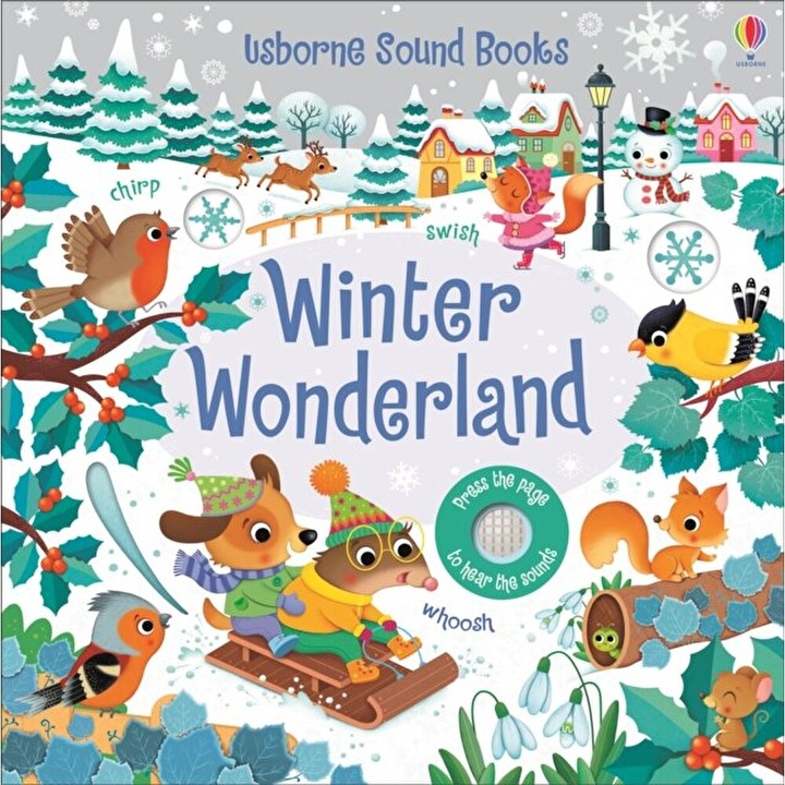 Музикална книга "Winter wonderland sound book", с твърди корици, 3 години+, Usborne